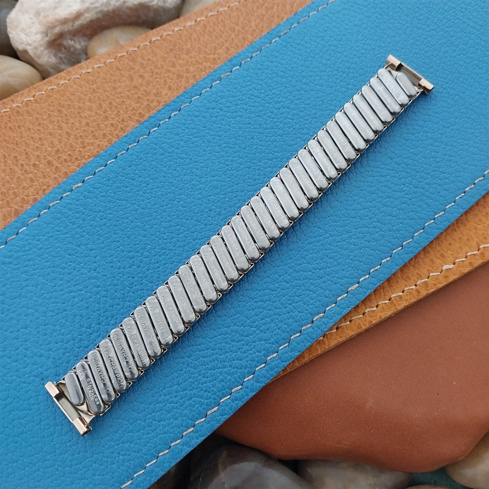 5/8" 12k Rose Gold-Filled Expansion JB Champion Unused 1950s Vintage Watch Band