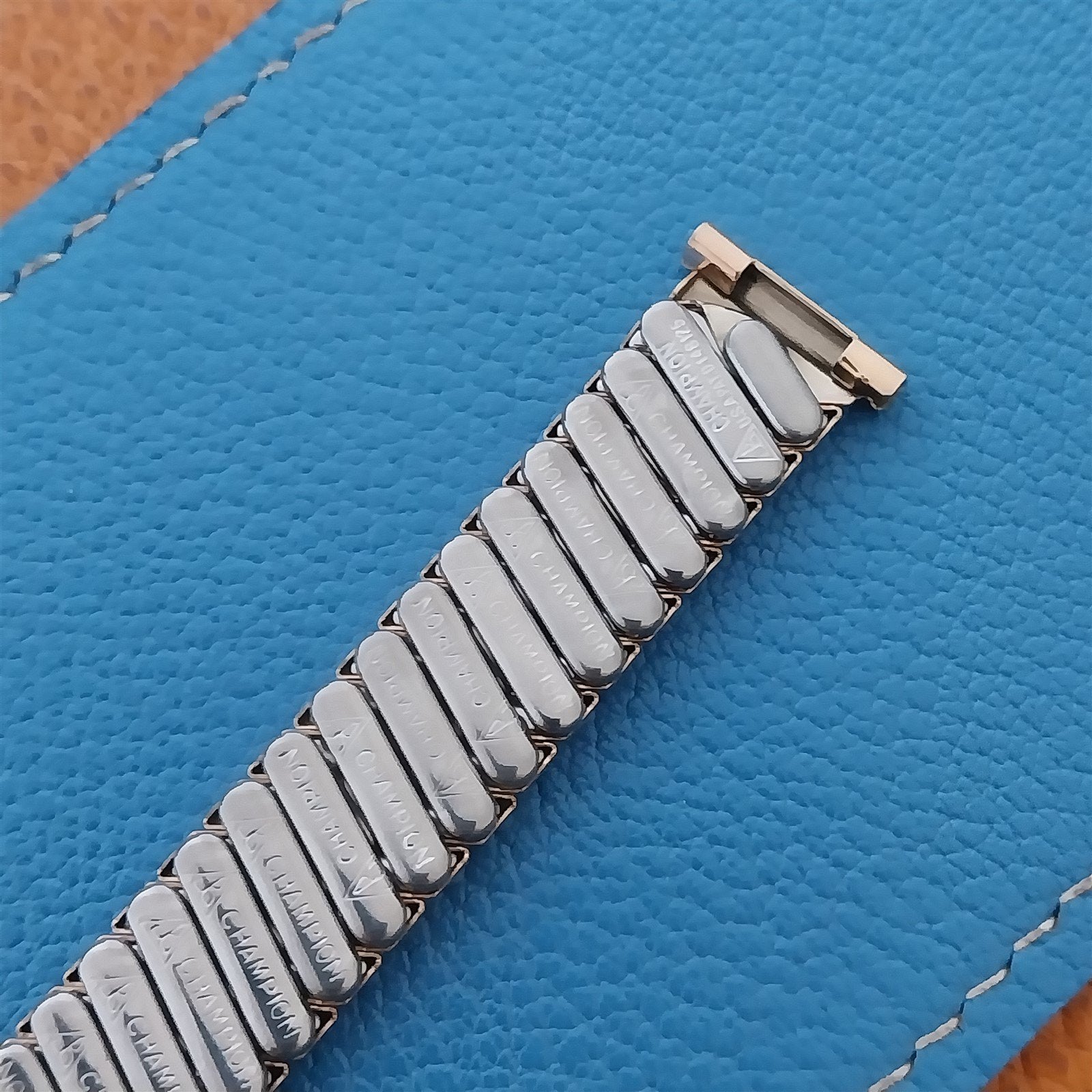5/8" 12k Rose Gold-Filled Expansion JB Champion Unused 1950s Vintage Watch Band