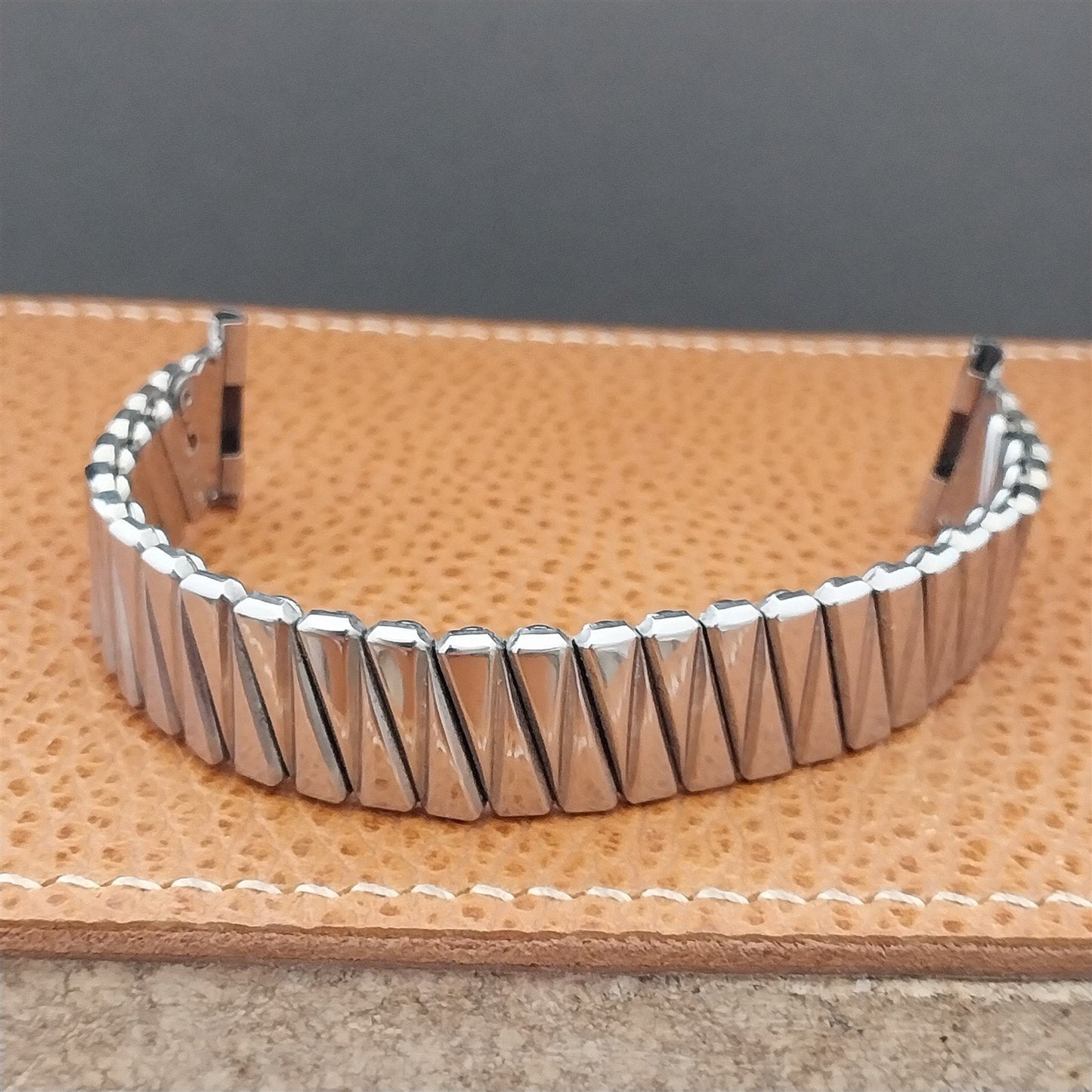 19mm 18mm 16mm Foster Stainless Steel Expansion Unused 1950s Vintage Watch Band