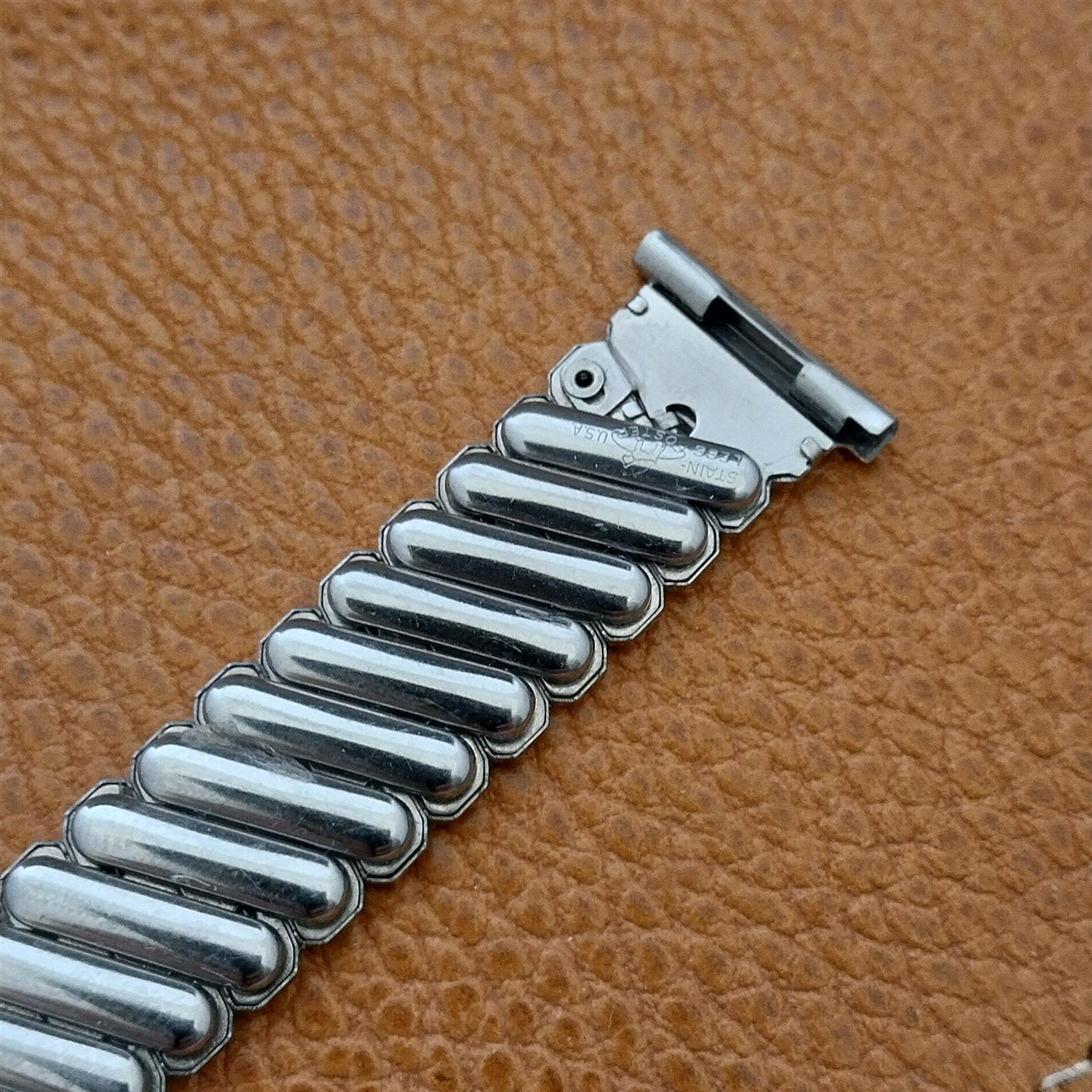 19mm 18mm 16mm Foster Stainless Steel Expansion Unused 1950s Vintage Watch Band