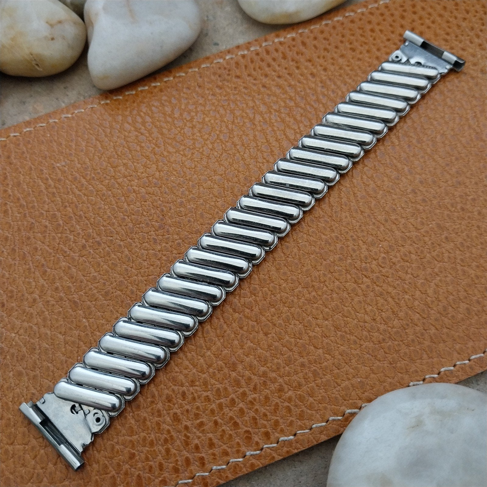 19mm 18mm 16mm Foster Stainless Steel Expansion Unused 1950s Vintage Watch Band