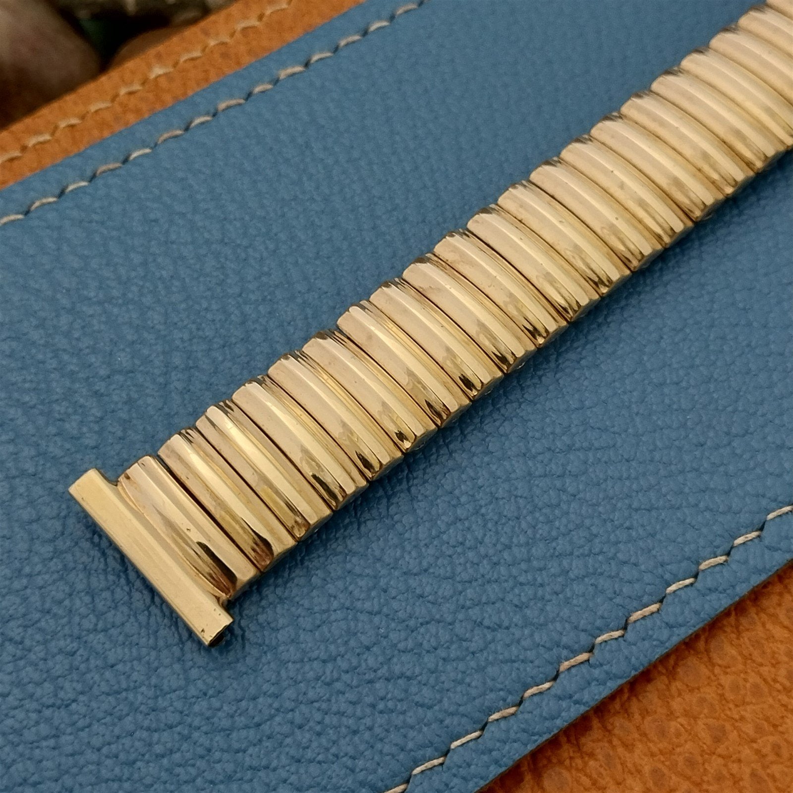 16mm 18mm 19mm Foster Short Gold-Filled Expansion Unused 50s Vintage Watch Band