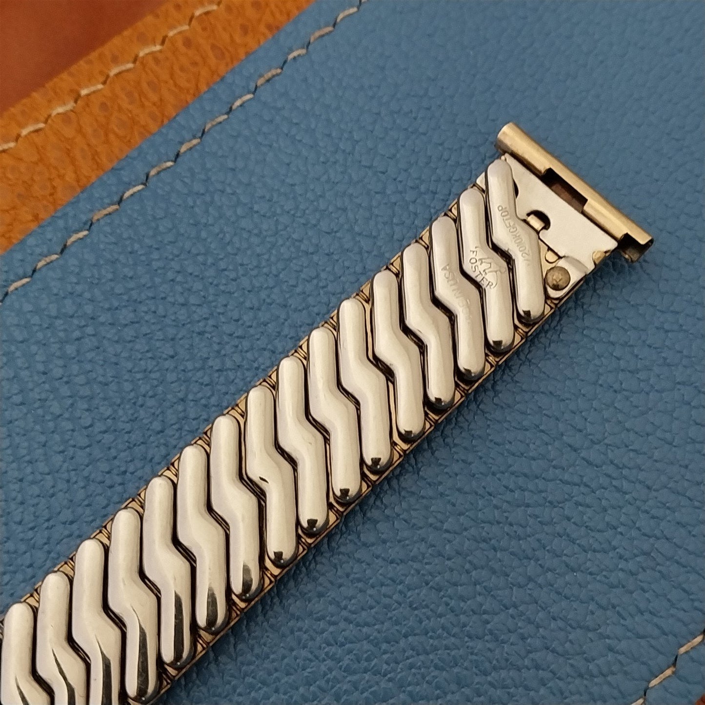 16mm 18mm 19mm Foster Short Gold-Filled Expansion Unused 50s Vintage Watch Band