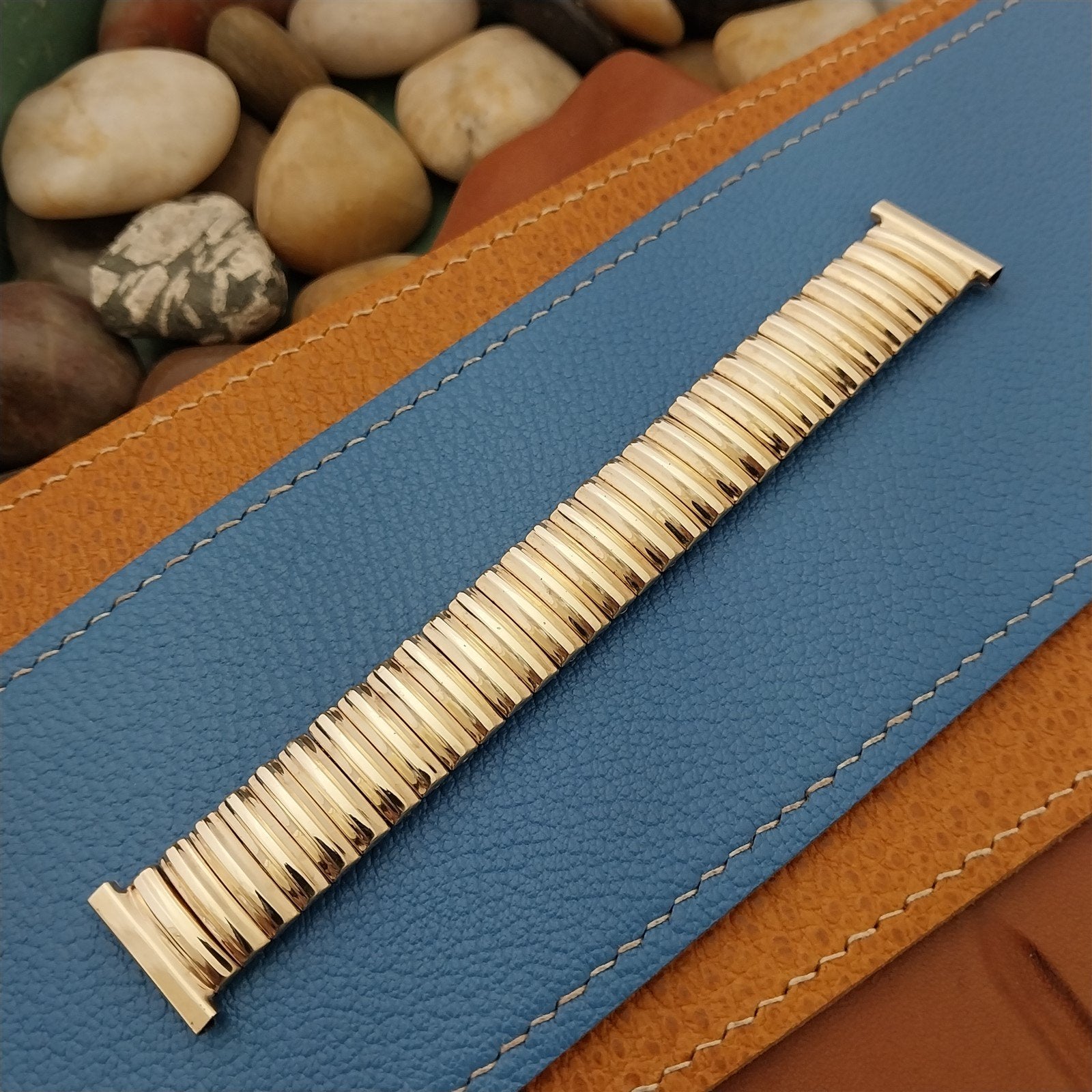 16mm 18mm 19mm Foster Short Gold-Filled Expansion Unused 50s Vintage Watch Band