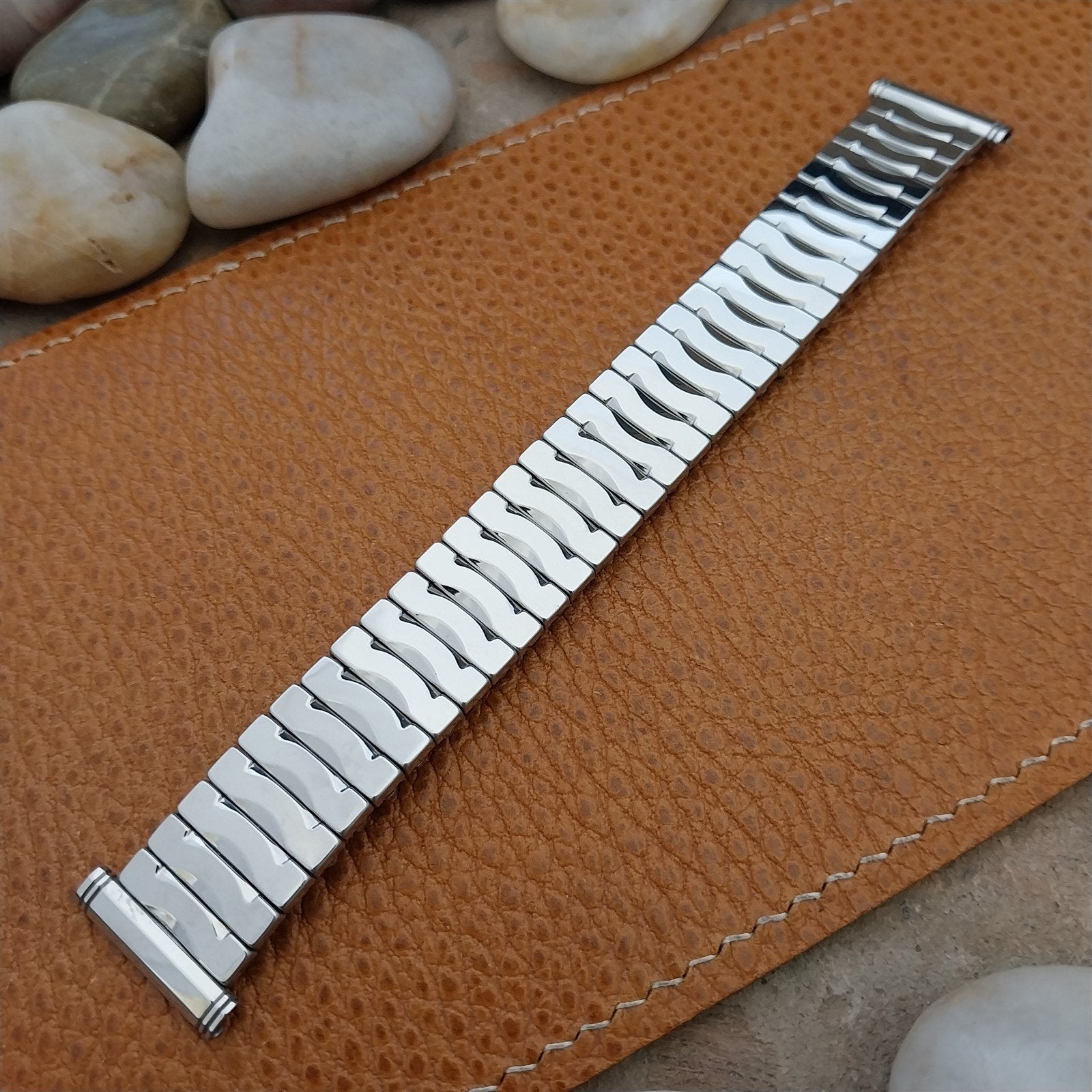 19mm 18mm 17.2mm 16mm Kreisler Stainless Steel Unused 1960s Vintage Watch Band