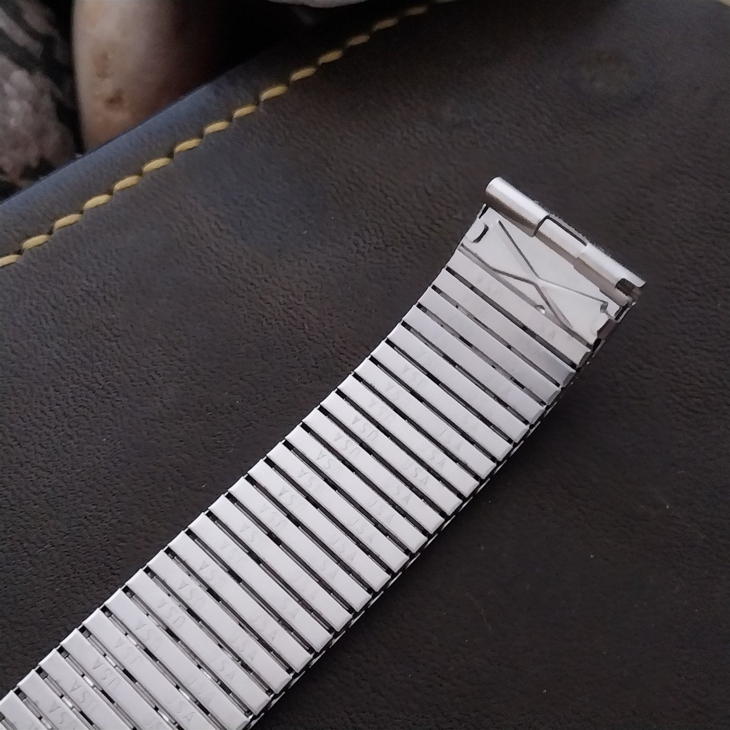 17.2mm Kestenmade Long Stainless Steel nos Unused 1970s Vintage Watch Band