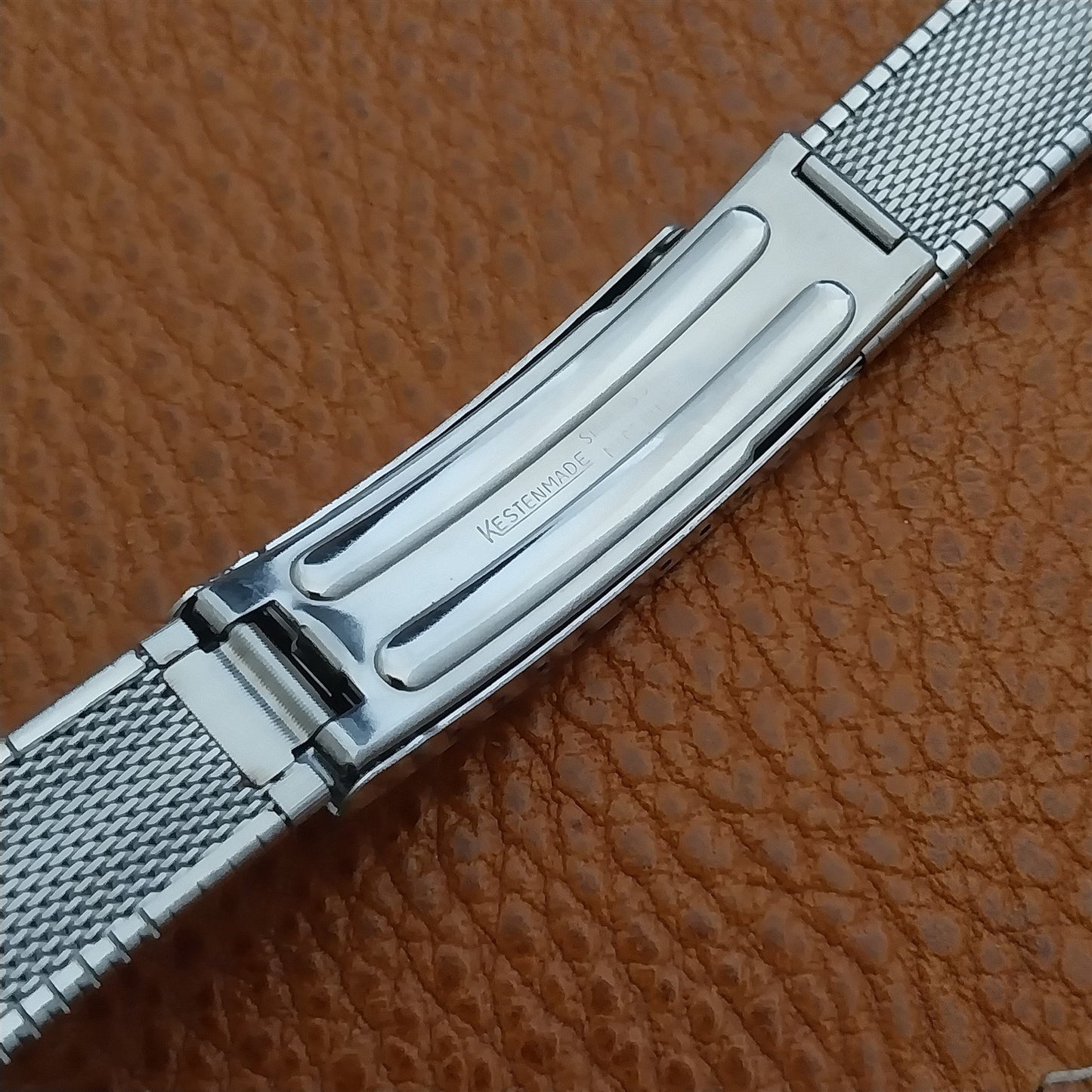 Vintage 19mm 18mm 17mm Kestenmade Stainless Steel Unused nos 1960s Watch Band