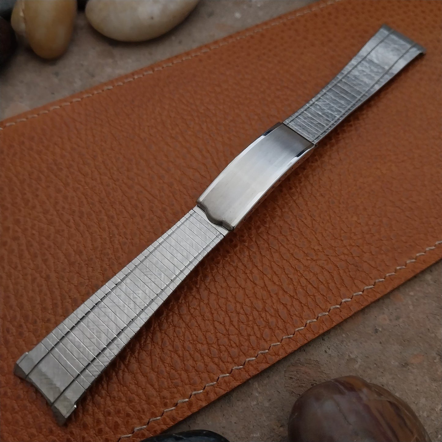 Vintage 19mm 18mm 17mm Kestenmade Stainless Steel Unused nos 1960s Watch Band