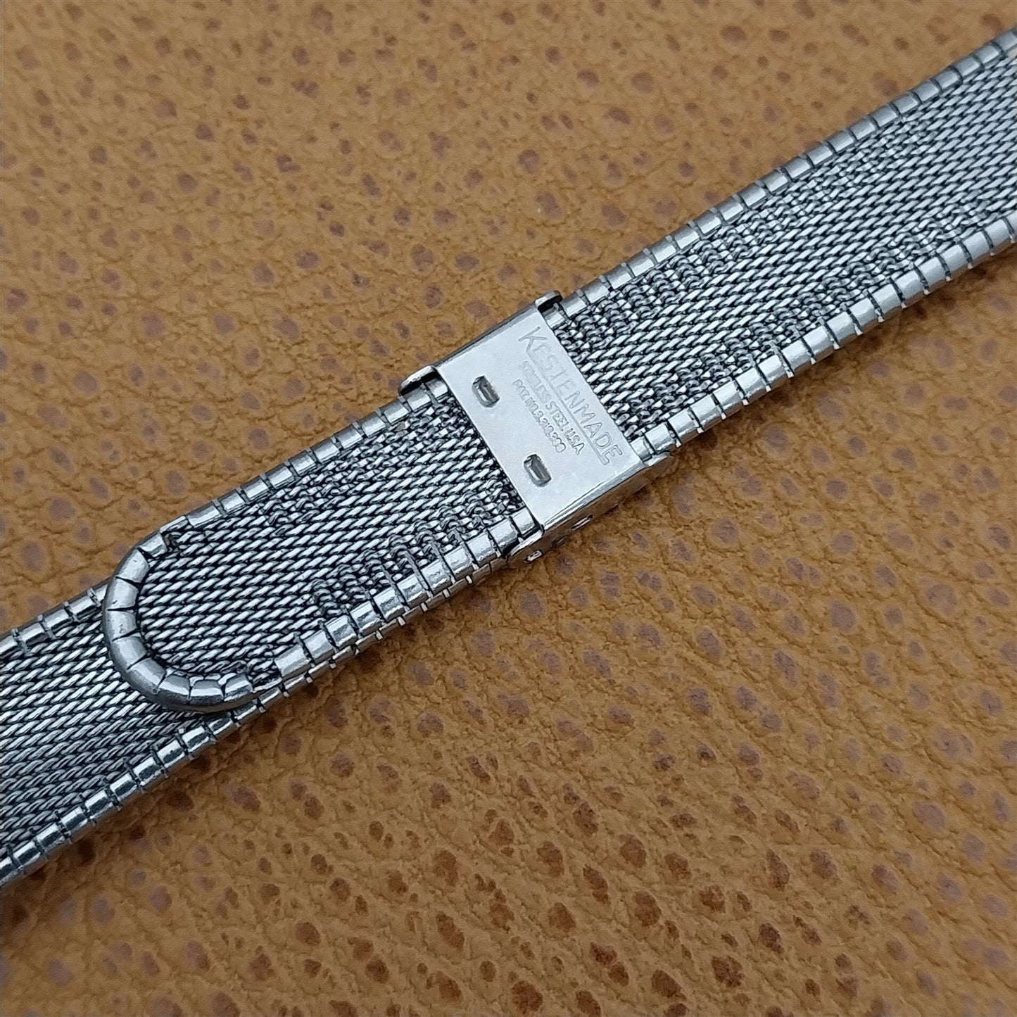 19mm 18mm Kestenmade USA Made Unused 1960s Stainless Steel Vintage Watch Band