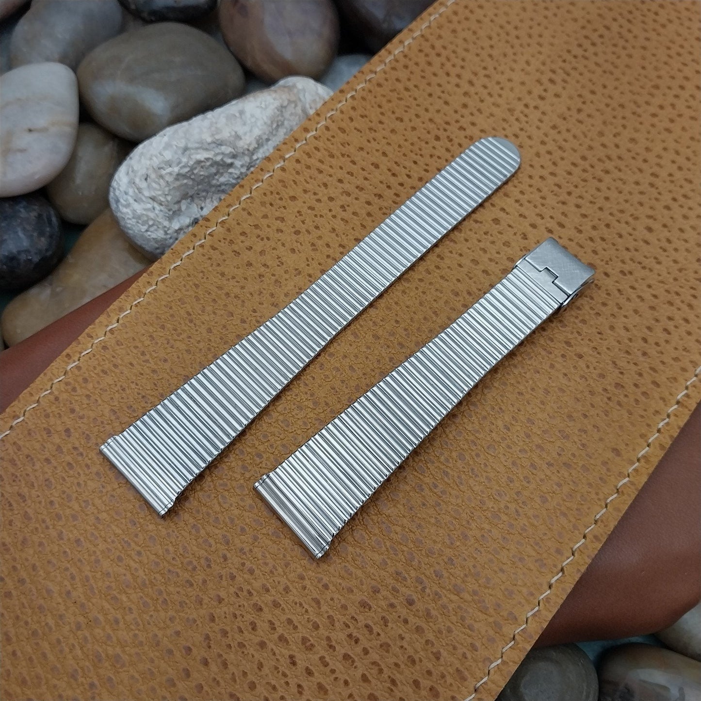 19mm 18mm Kestenmade USA Made Unused 1960s Stainless Steel Vintage Watch Band