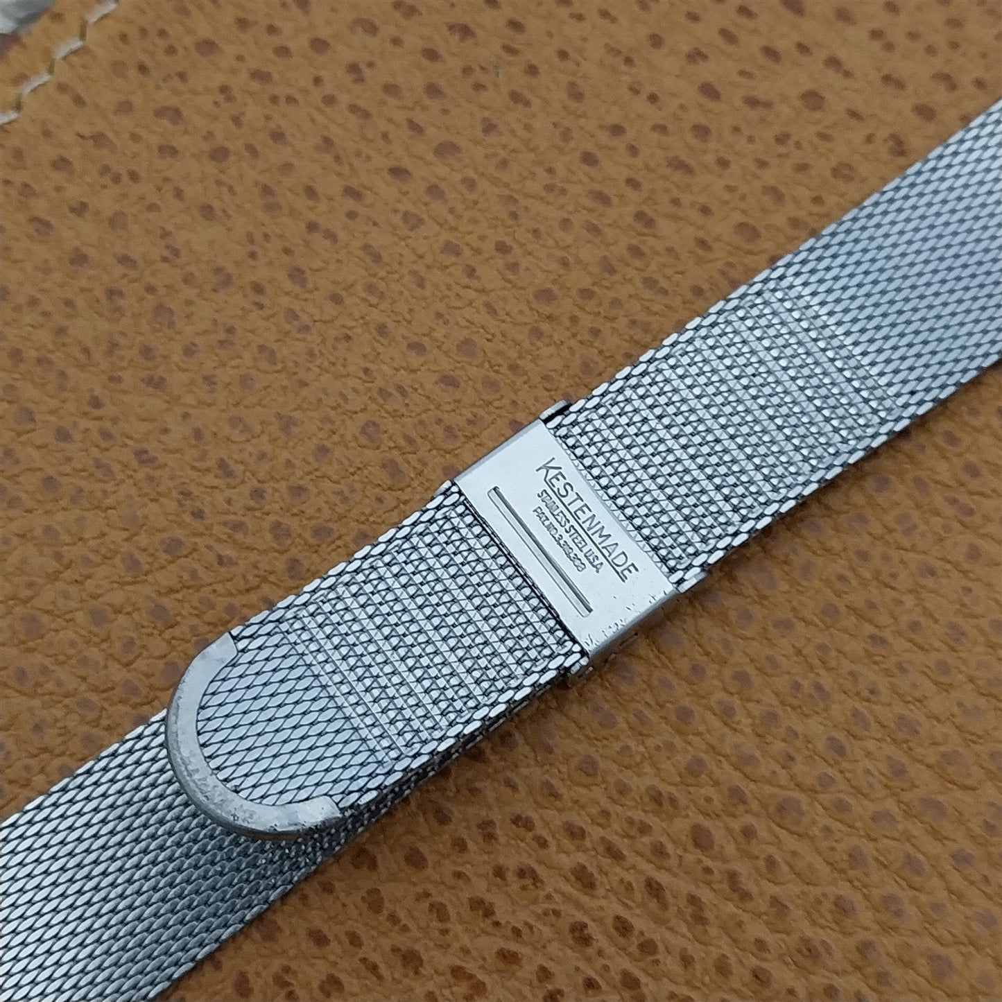 22mm Stainless Steel Mesh Kestenmade Unused 1960s Vintage Watch Band