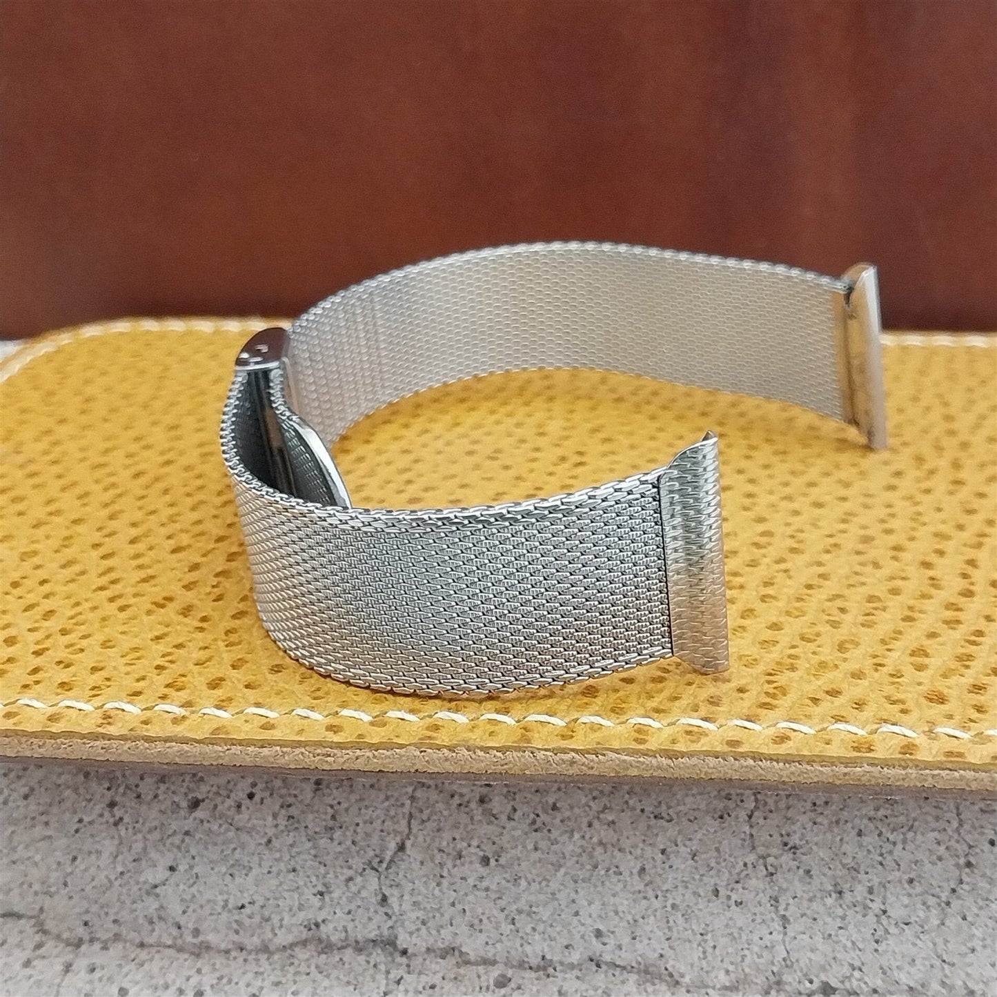 22mm Stainless Steel Mesh Kestenmade Unused 1960s Vintage Watch Band