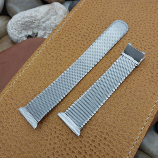 22mm Stainless Steel Mesh Kestenmade Unused 1960s Vintage Watch Band