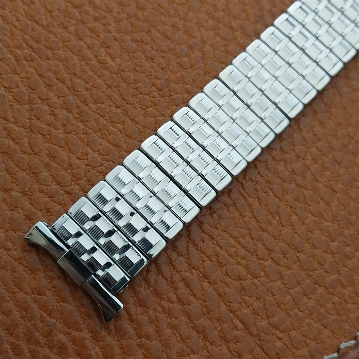 18mm 19mm 1960s-1970s Stainless Steel Baldwin nos Unused Vintage Watch Band