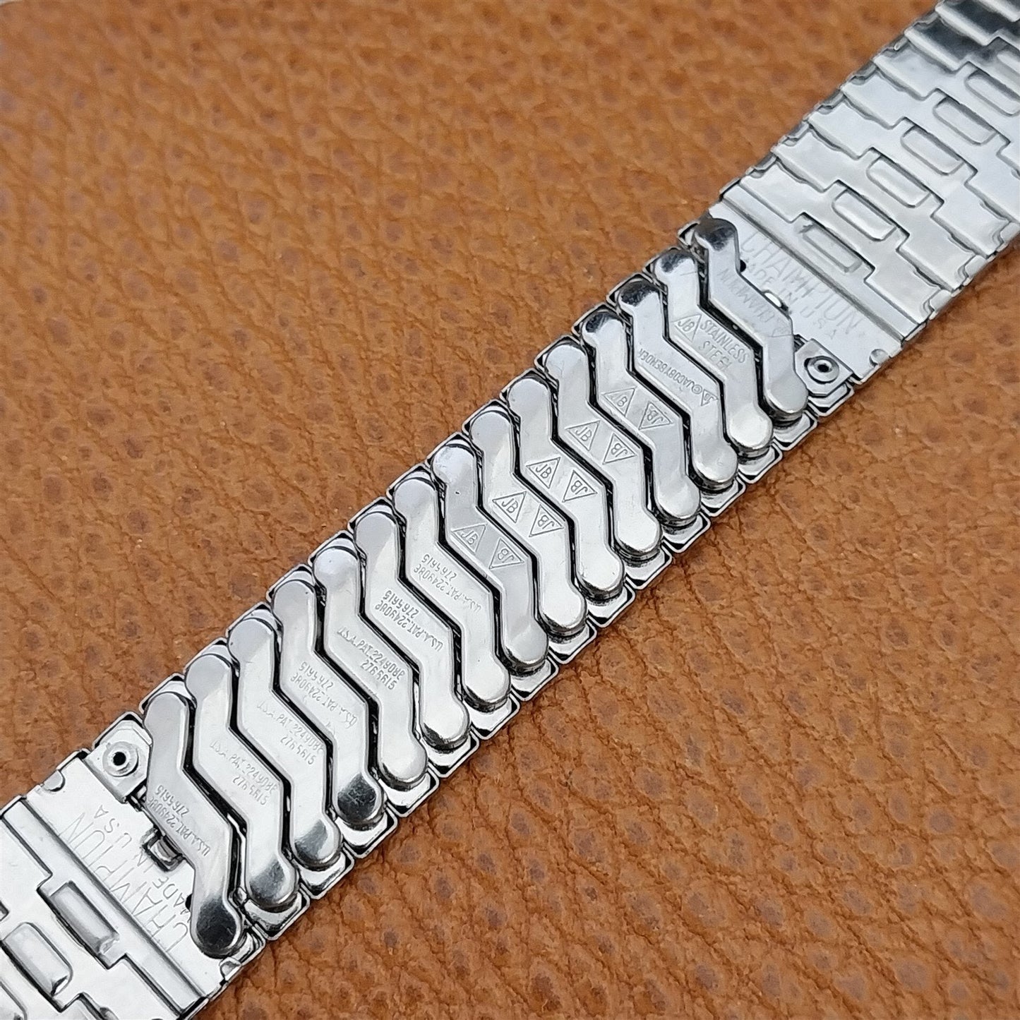 1950s Vintage 19mm 18mm 16mm Stainless JB Champion Watchmate Unused Watch Band