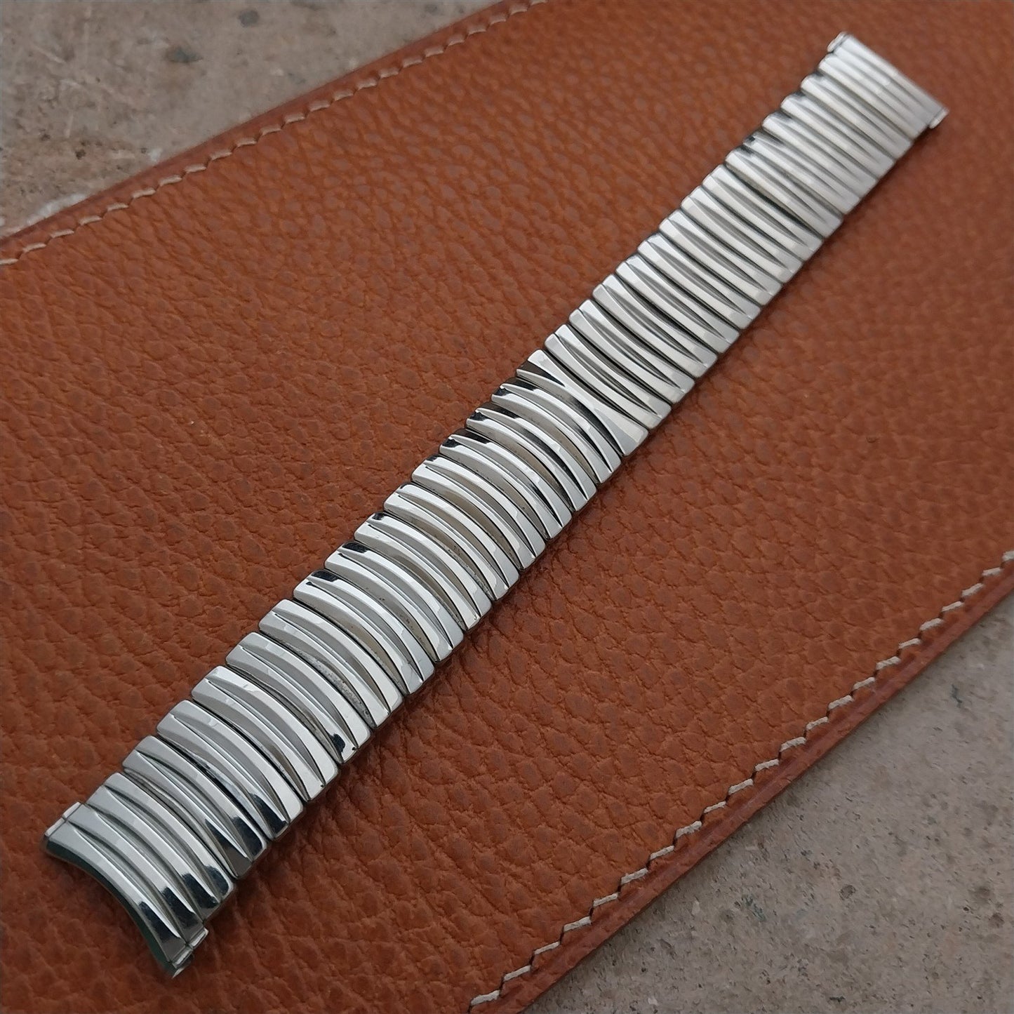 19mm 18mm 17.2mm JB Champion Stainless Steel Unused 1950s Vintage Watch Band