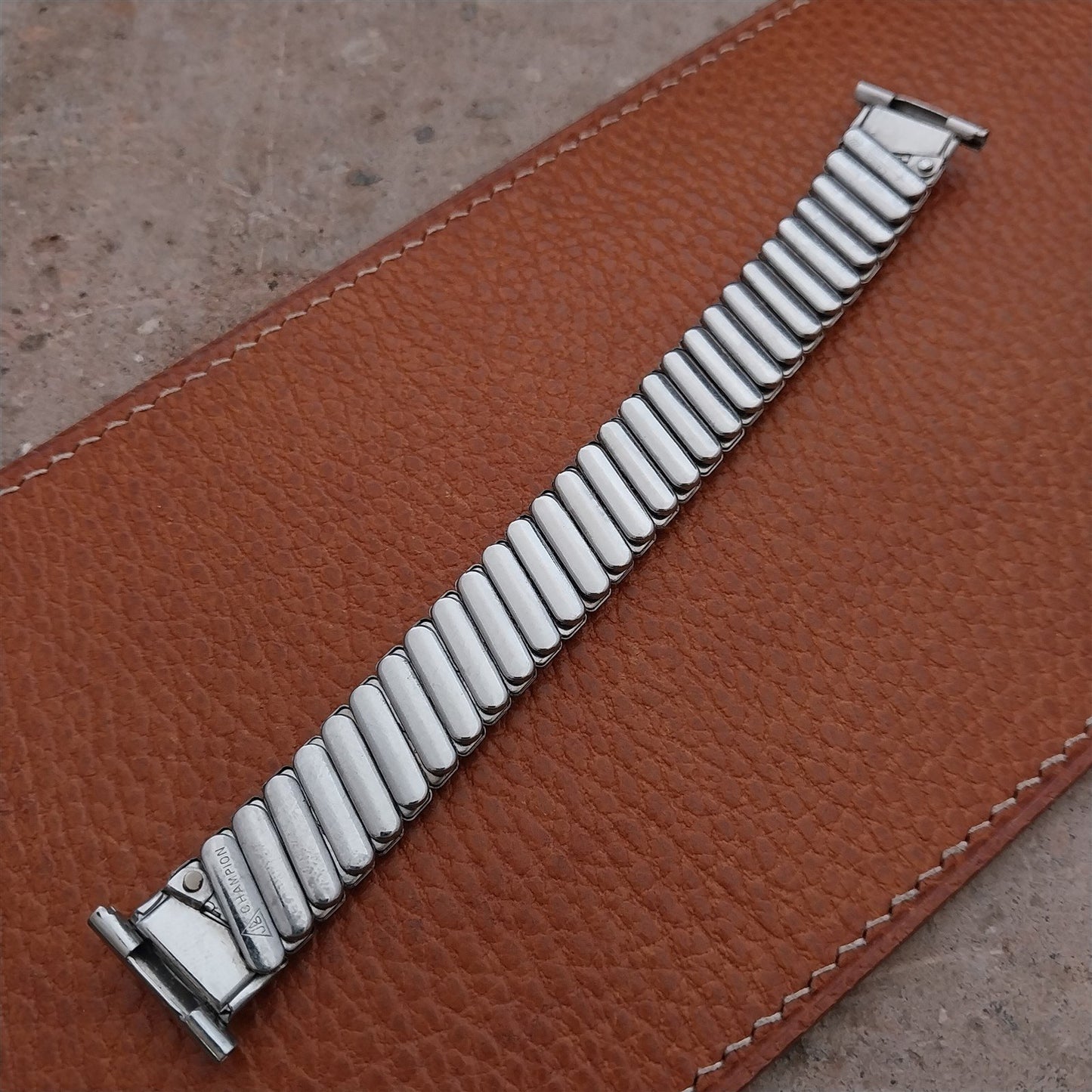 19mm 18mm 16mm Stainless JB American Champion Unused 1940s Vintage Watch Band
