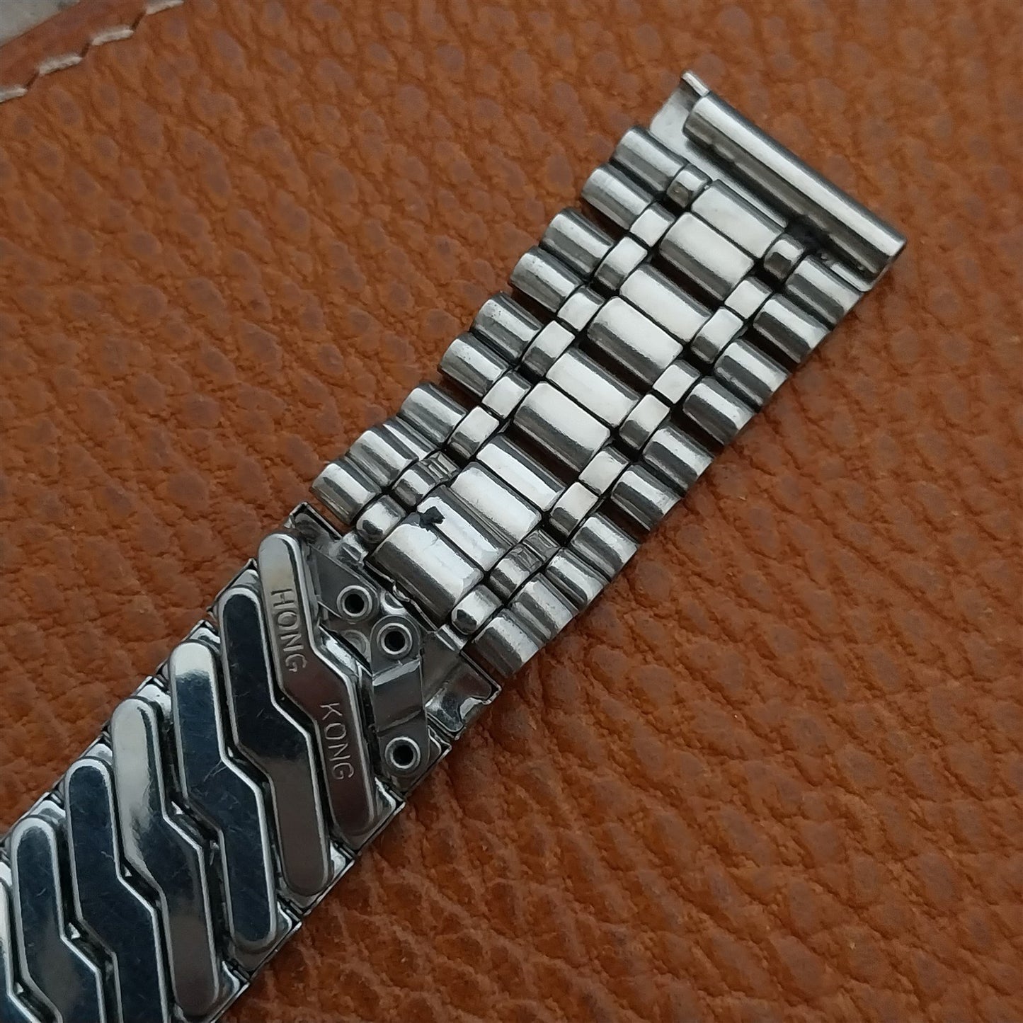 11/16" 17.2mm Stainless Steel Diver skindiver Unused 1970s Vintage Watch Band