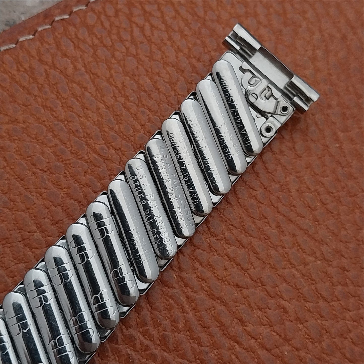 19mm 18mm 16mm Stainless JB Champion Unused nos 1950s Vintage Watch Band