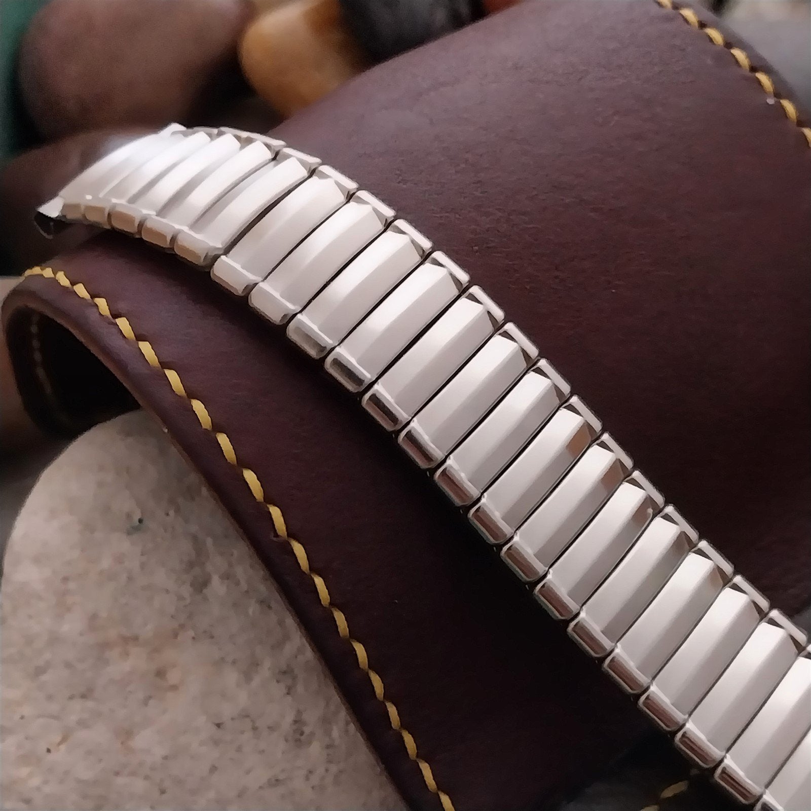 Stainless Steel JB Champion Edgecombe 19mm 17.2mm Unused 50s Vintage Watch Band