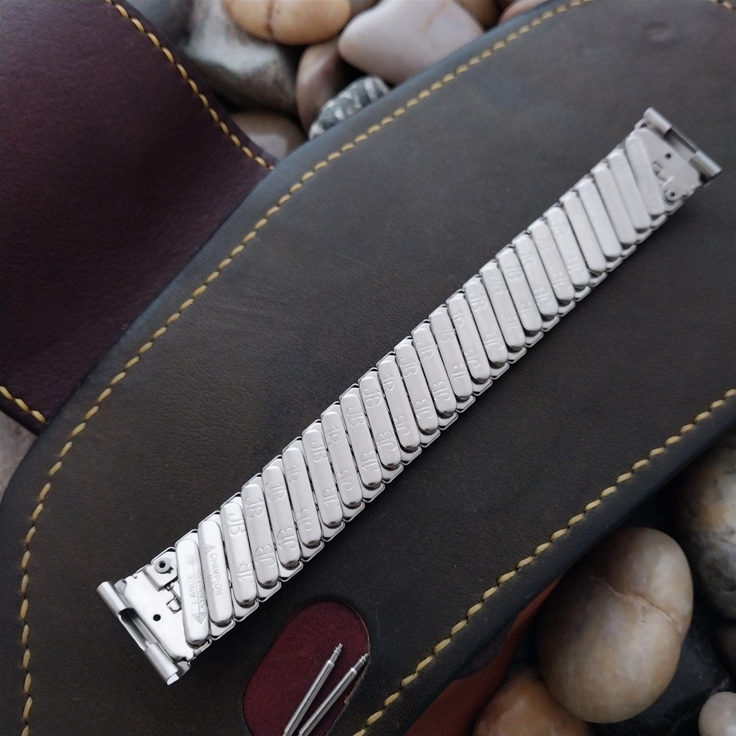Stainless Steel JB Champion Edgecombe 19mm 17.2mm Unused 50s Vintage Watch Band