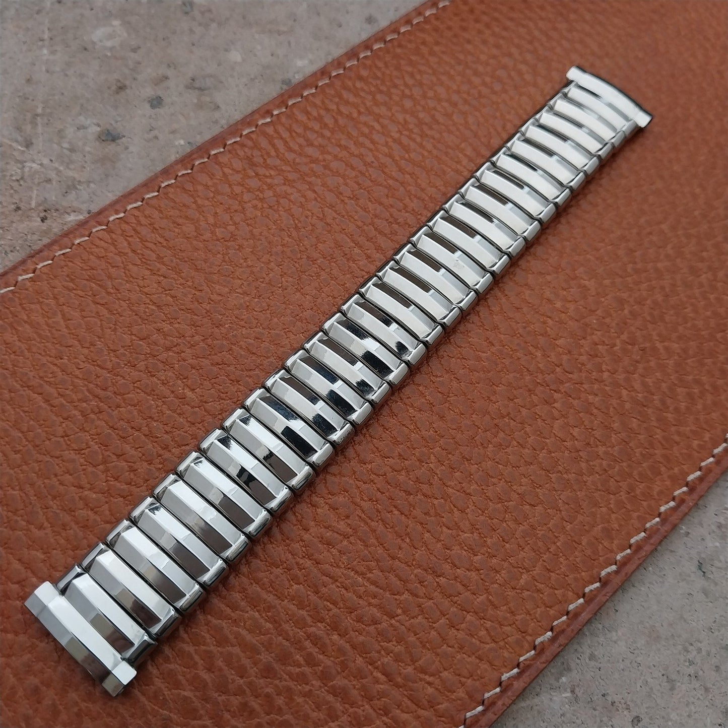 Stainless Steel JB Champion Edgecombe 19mm 17.2mm Unused 50s Vintage Watch Band