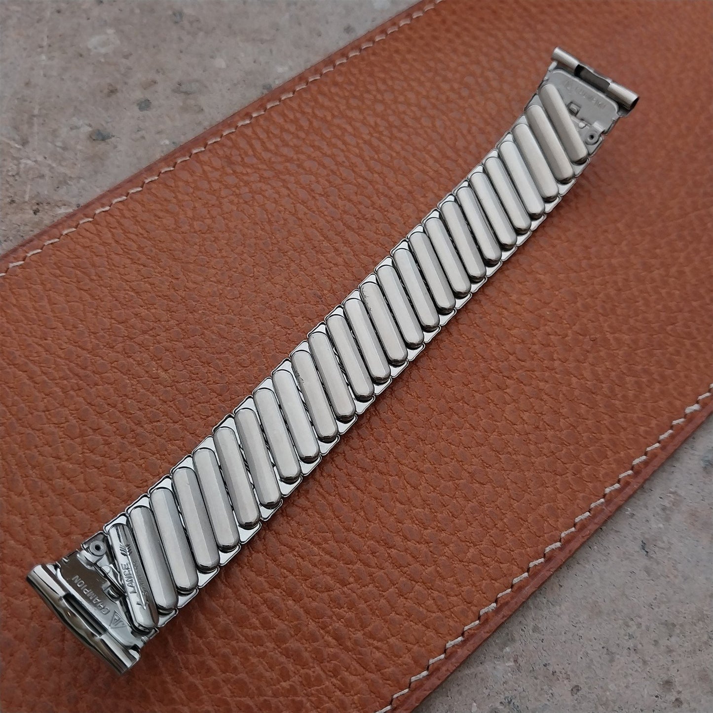 Stainless Steel JB Champion Edgecombe 19mm 17.2mm Unused 50s Vintage Watch Band