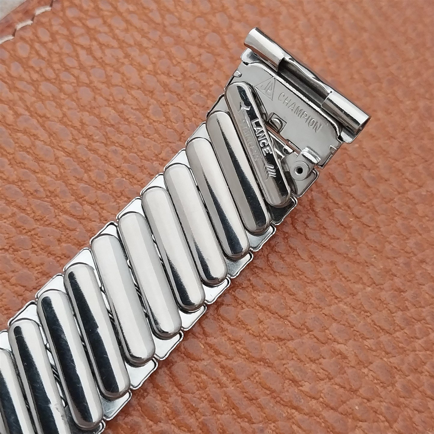 Stainless Steel JB Champion Edgecombe 19mm 17.2mm Unused 50s Vintage Watch Band