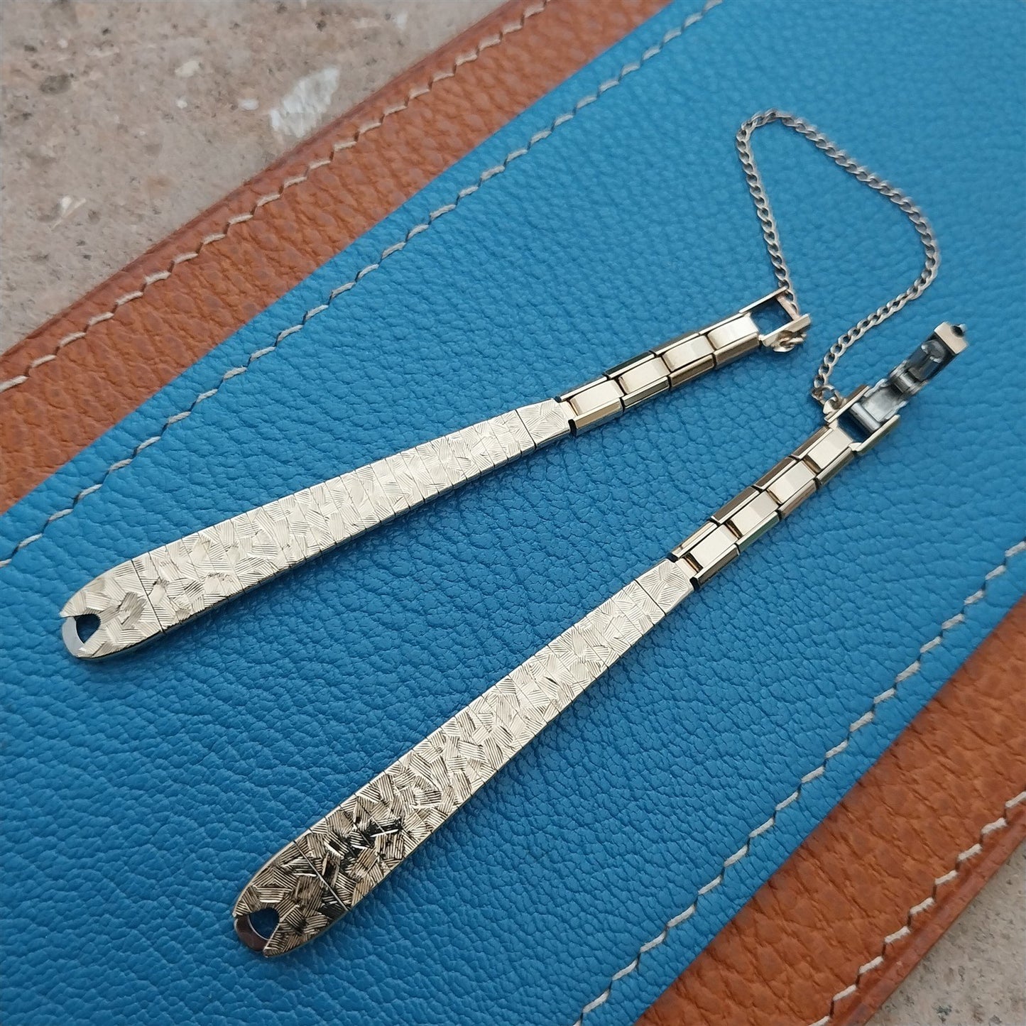 Long Kreisler 10k Gold-Filled Unused 1960s Ladies Vintage Cocktail Watch Band