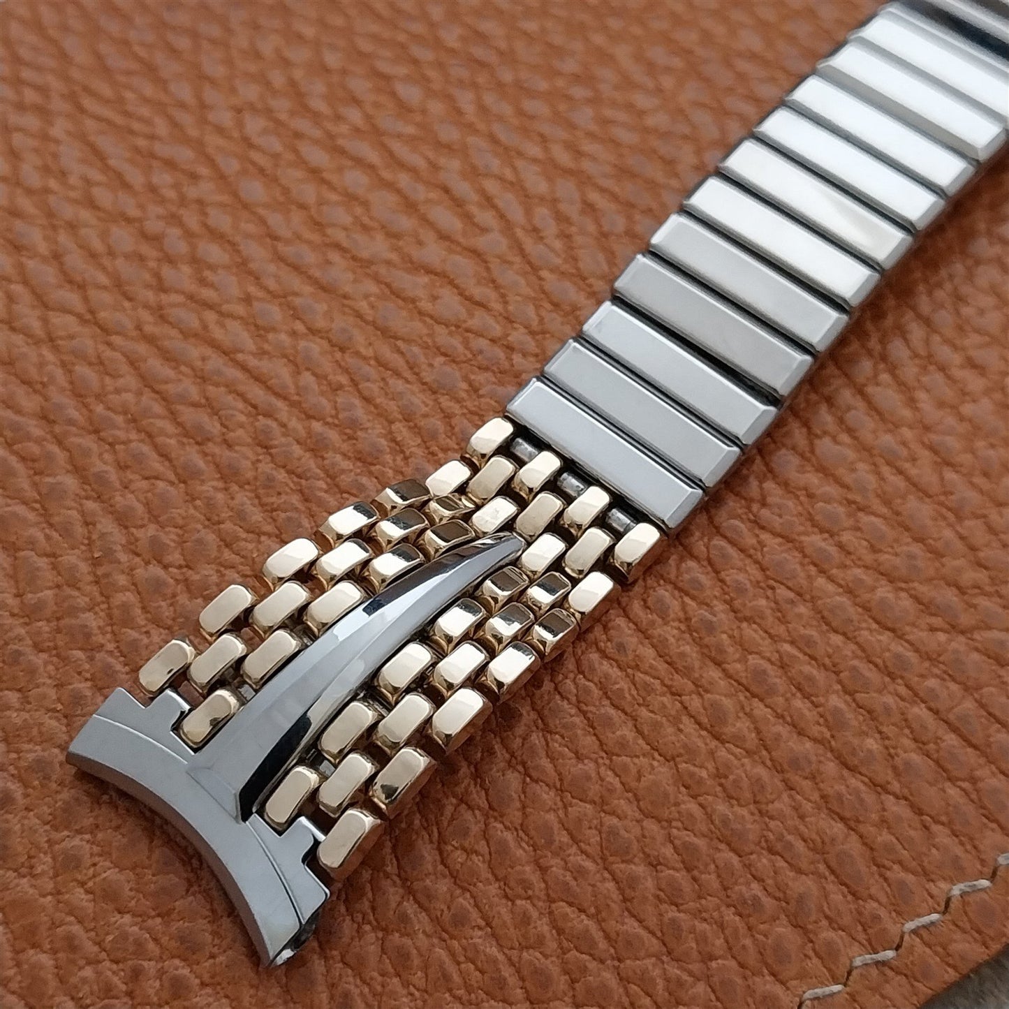 Hamilton Electric Converta Gold Fill & Stainless Steel Unused Vintage Watch Band