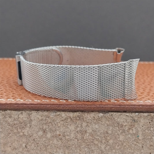 19mm 18mm Stainless Steel Mesh Kestenmade 1960s-1970s Unused Vintage Watch Band