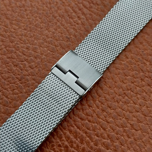 19mm 18mm Stainless Steel Mesh Kestenmade 1960s-1970s Unused Vintage Watch Band
