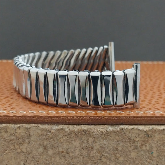 19mm 18mm 16mm Bretton Stainless Steel nos Unused 1940s mcm Vintage Watch Band