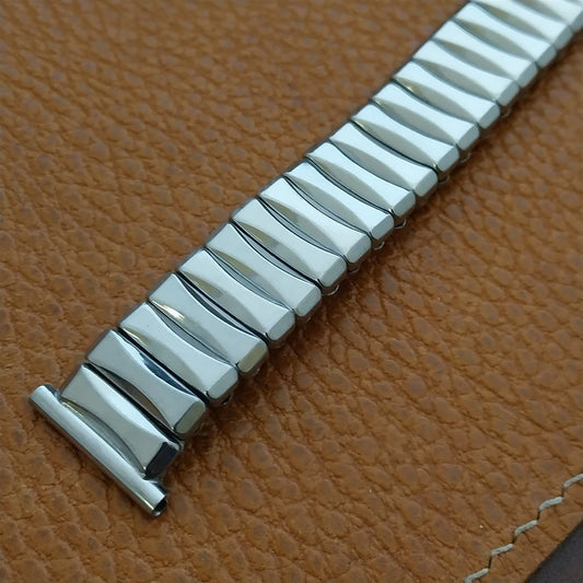 19mm 18mm 16mm Bretton Stainless Steel nos Unused 1940s mcm Vintage Watch Band