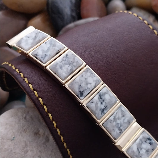 12K Gold-Filled 5/8" Gemex Monte Carlo Unused 1950s mcm nos Vintage Watch Band