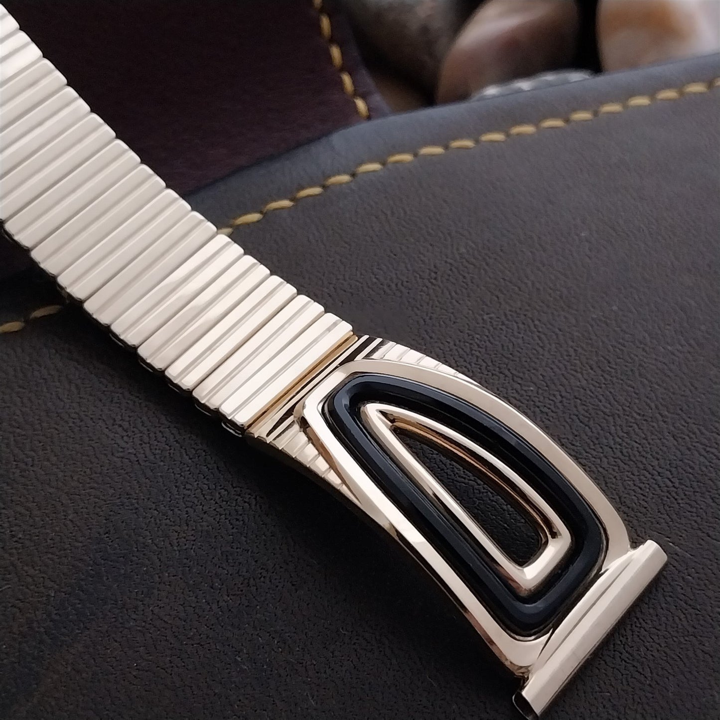 1960 mcm Speidel American Jet 10k Gold-Filled Unused Vintage Watch Band