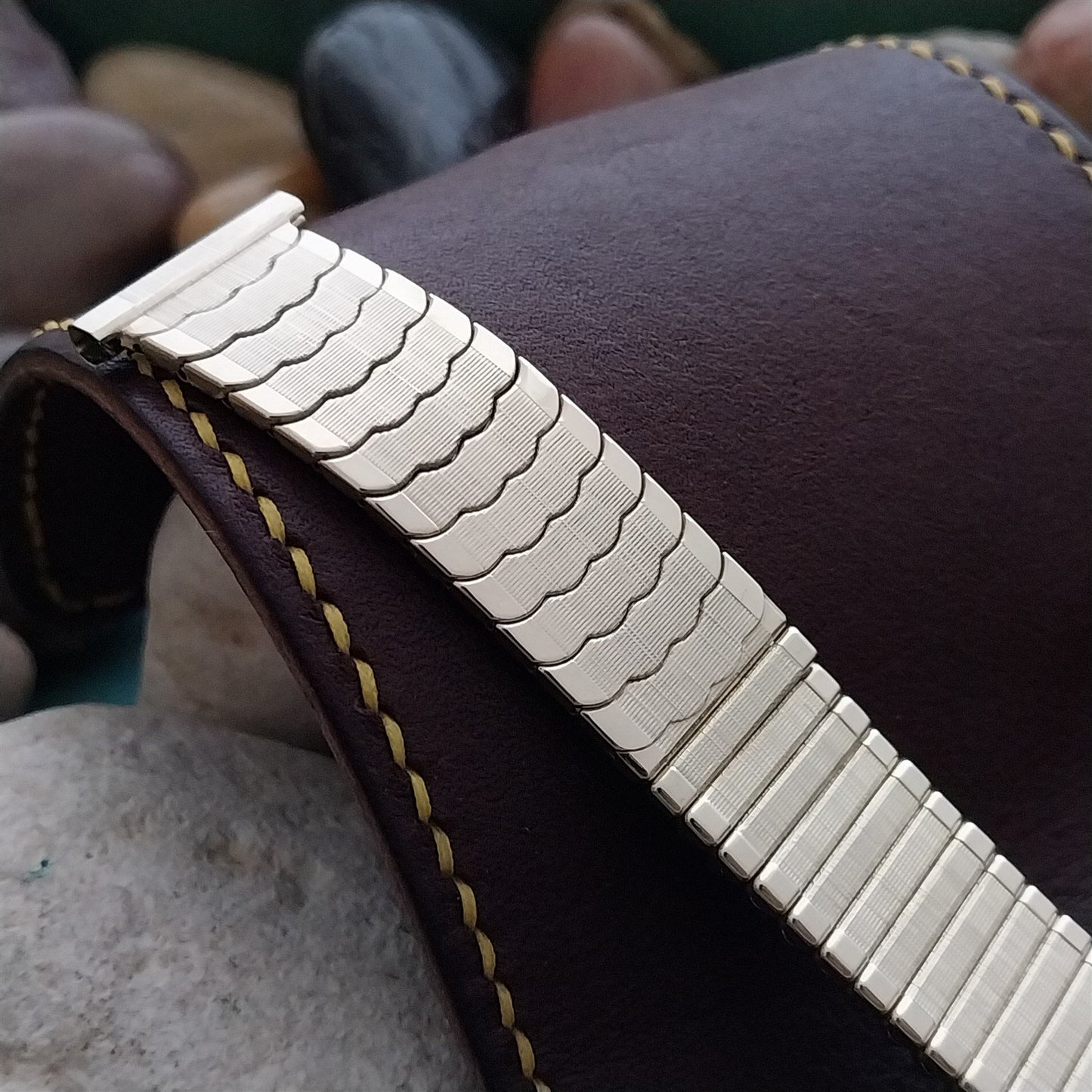 19mm 18mm 16mm Speidel 10k Gold-Fill Riptide Expansion Unused Vintage Watch Band