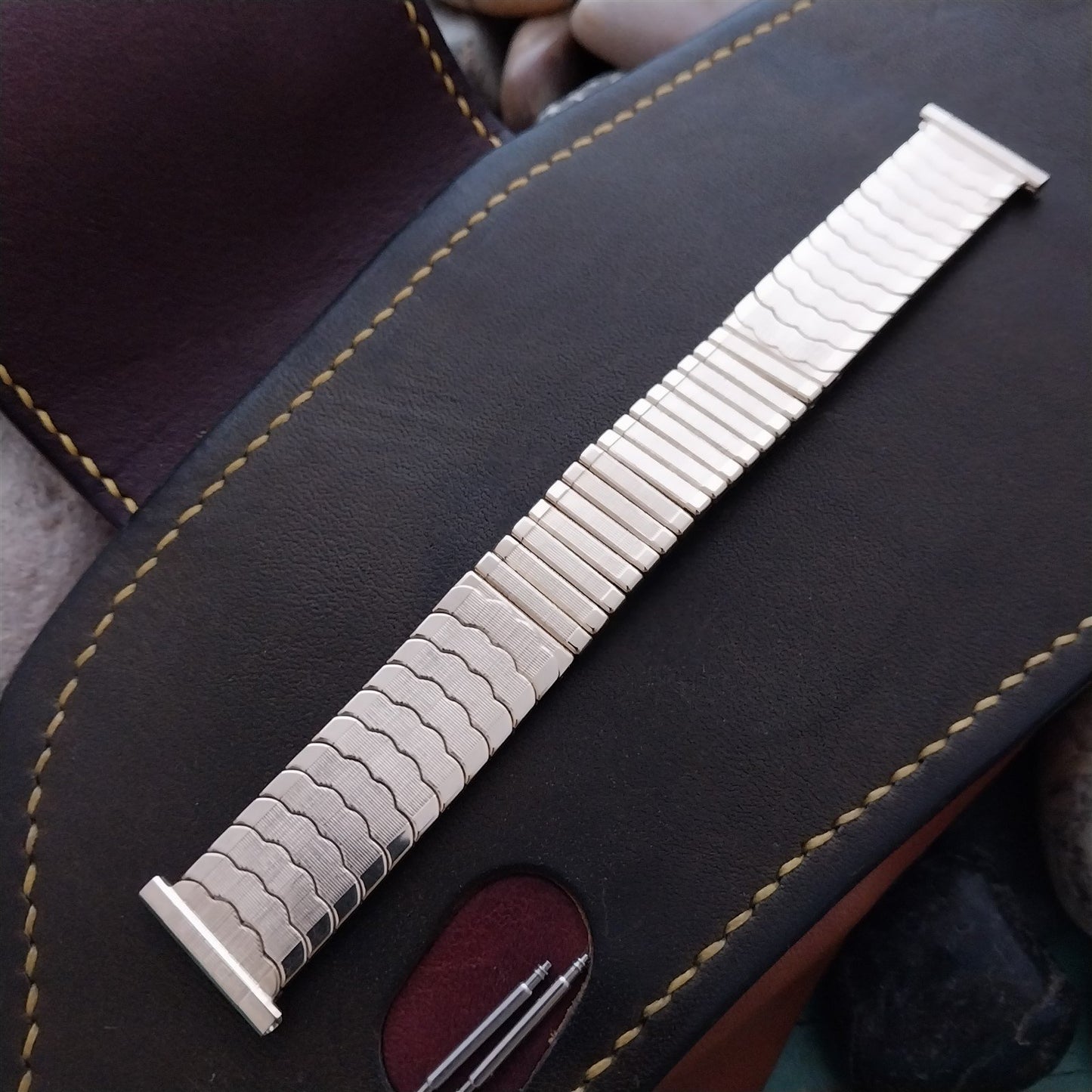 19mm 18mm 16mm Speidel 10k Gold-Fill Riptide Expansion Unused Vintage Watch Band