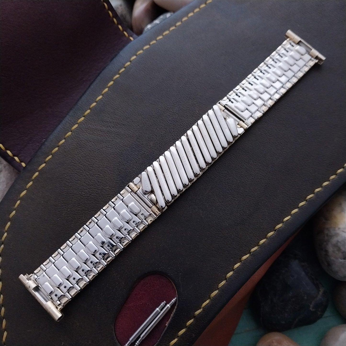 19mm 18mm 16mm Speidel 10k Gold-Fill Riptide Expansion Unused Vintage Watch Band