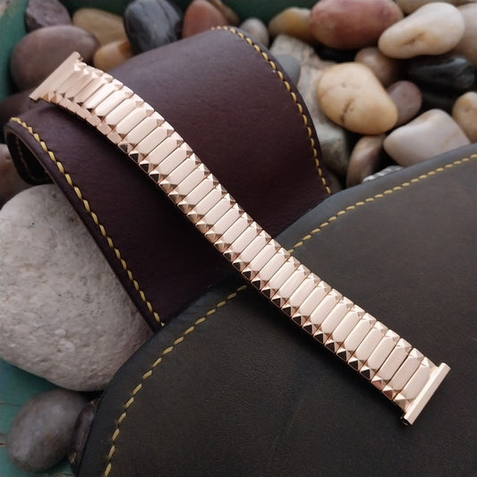 19mm 18mm Rose Gold-Filled 1953 Speidel First Nighter Unused Vintage Watch Band