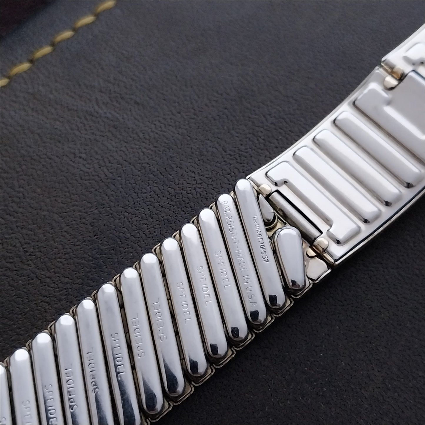 1957 Speidel Maraca 10k Yellow Gold-Filled Unused mcm Vintage Watch Band