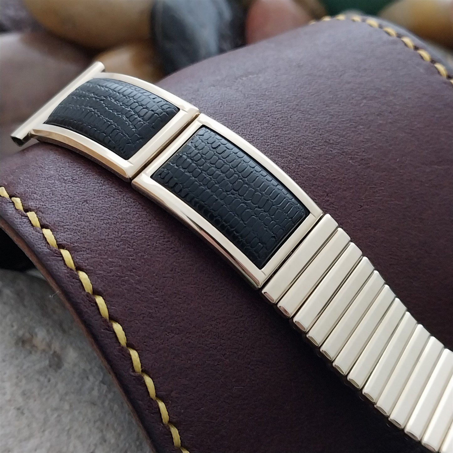1957 Speidel Maraca 10k Yellow Gold-Filled Unused mcm Vintage Watch Band