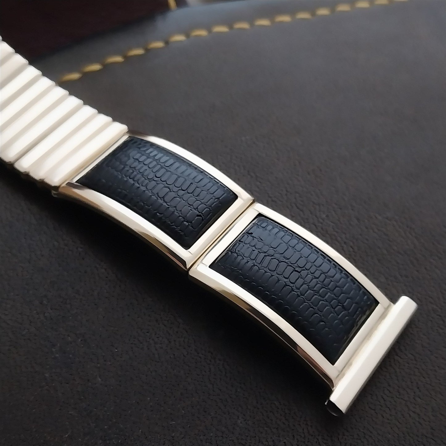 1957 Speidel Maraca 10k Yellow Gold-Filled Unused mcm Vintage Watch Band