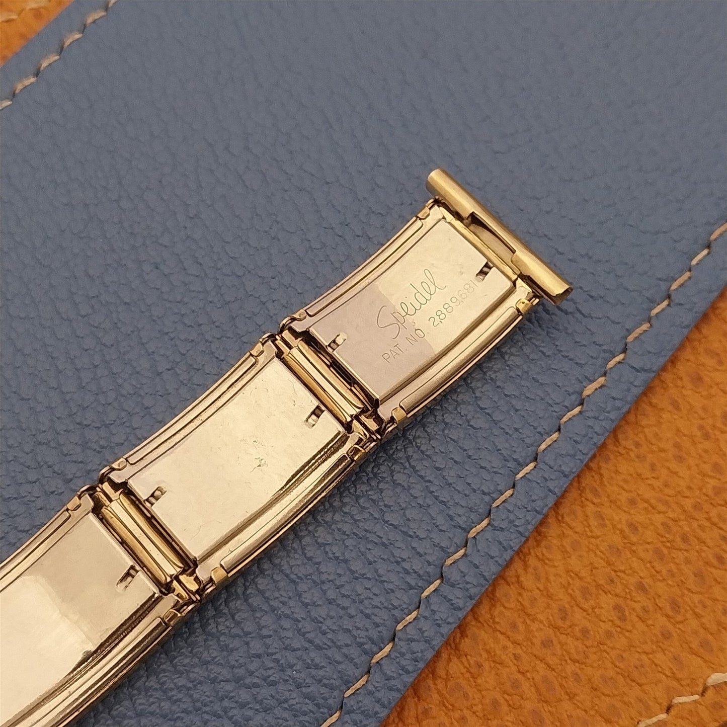 19mm 18mm 16mm 1950s Speidel Gold-Filled & Lizard MCM Unused Vintage Watch Band