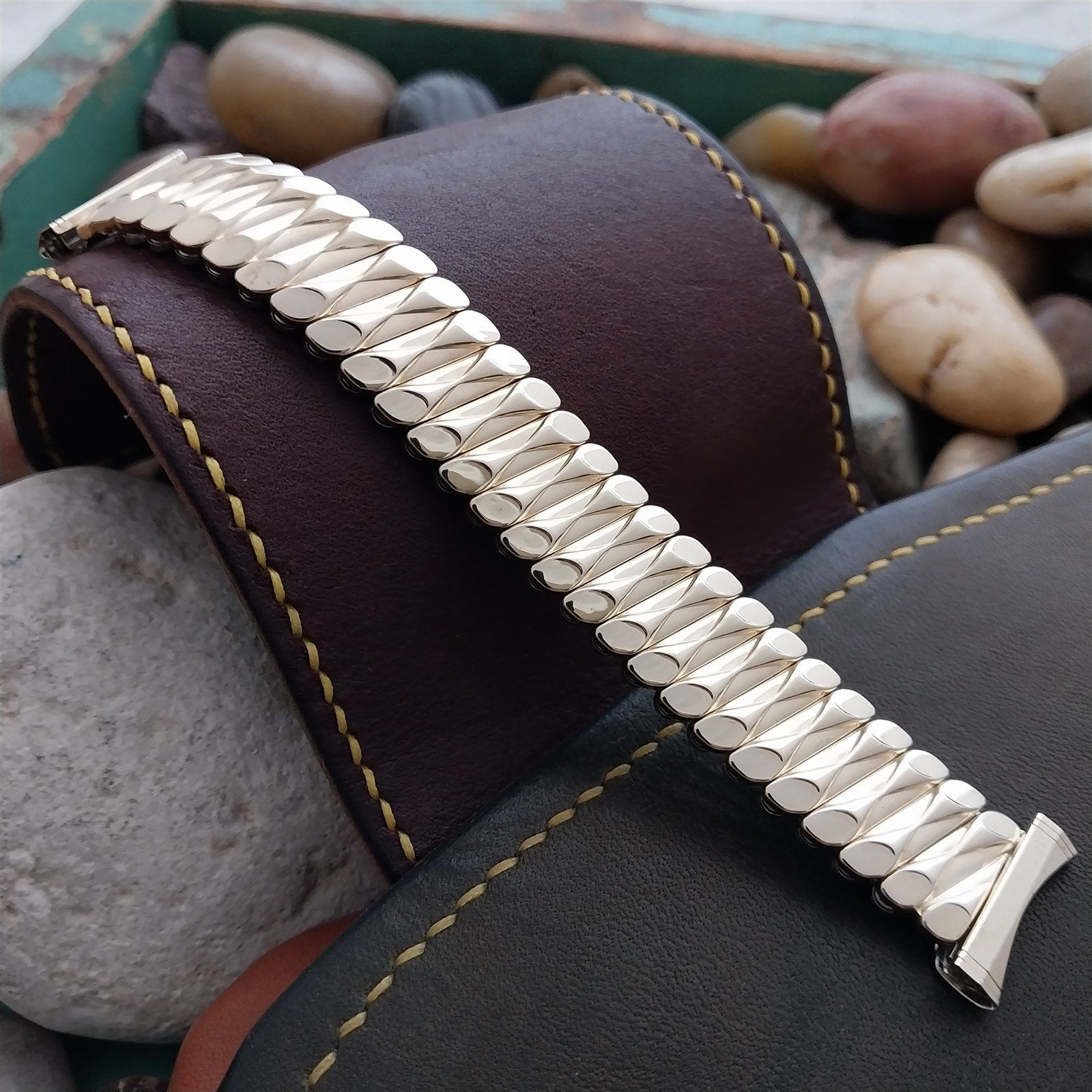 19mm 18mm 16mm Bellavance Short Gold-Filled 1960s Unused Vintage Watch Band