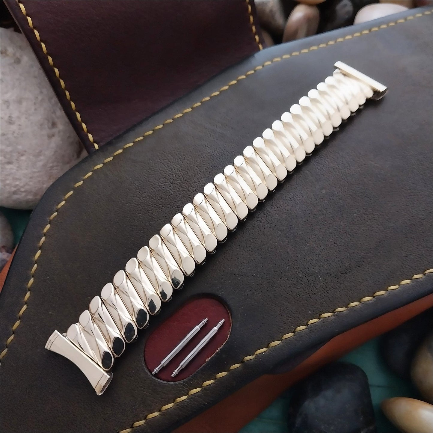 19mm 18mm 16mm Bellavance Short Gold-Filled 1960s Unused Vintage Watch Band