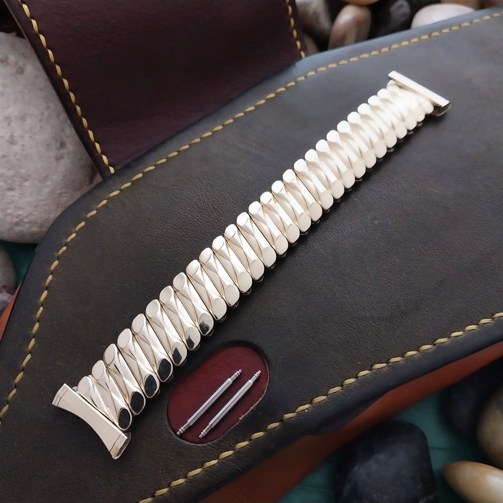 19mm 18mm 16mm Bellavance Short Gold-Filled 1960s Unused Vintage Watch Band