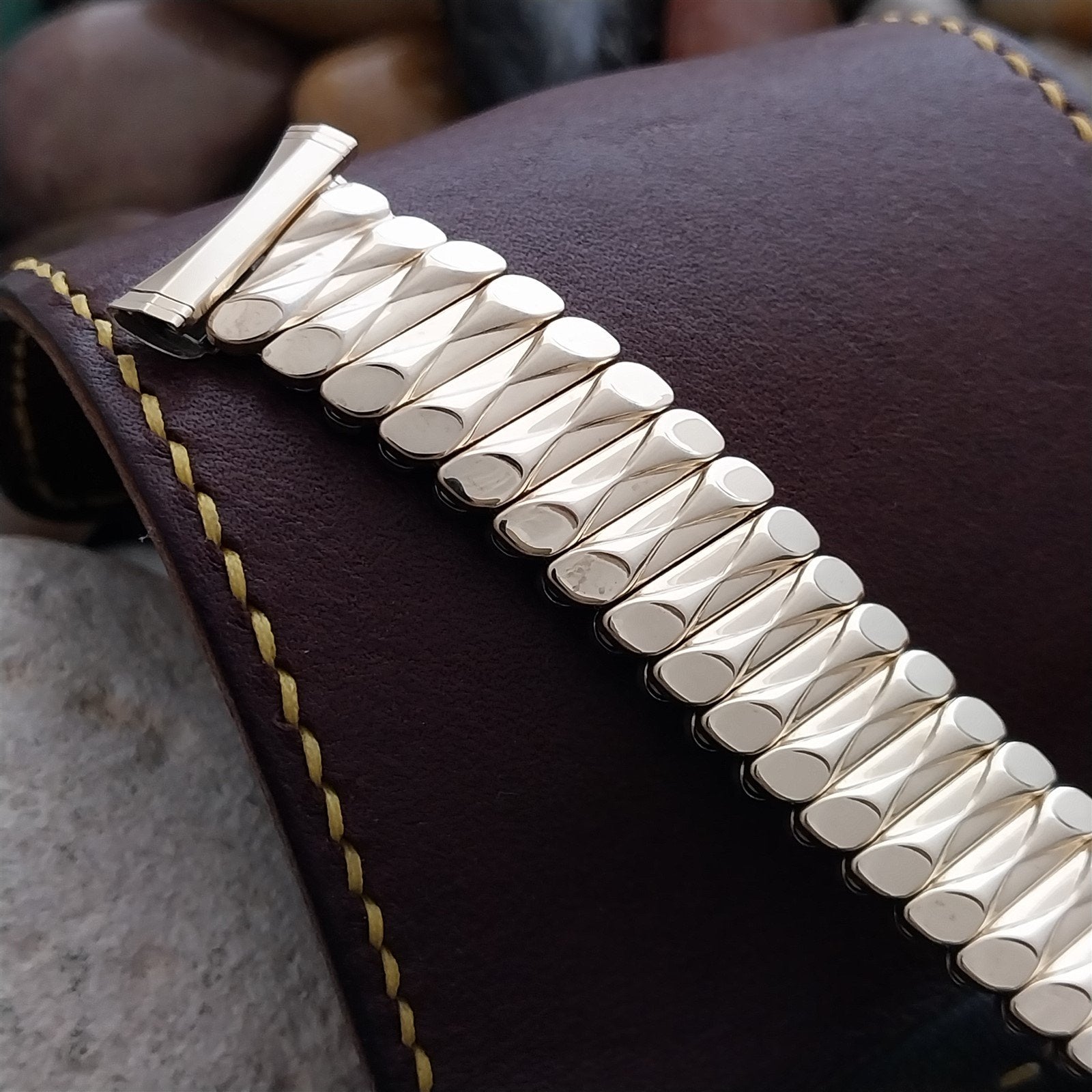 19mm 18mm 16mm Bellavance Short Gold-Filled 1960s Unused Vintage Watch Band