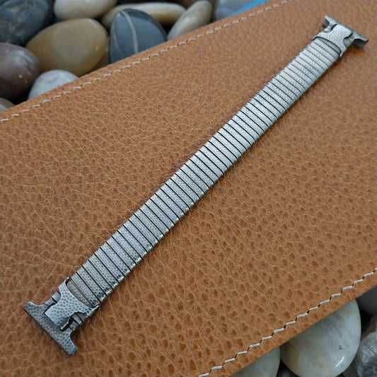 3/4" Bliss Surefit Nickel Wire Lug Trench Unused nos 1920s Vintage Watch Band