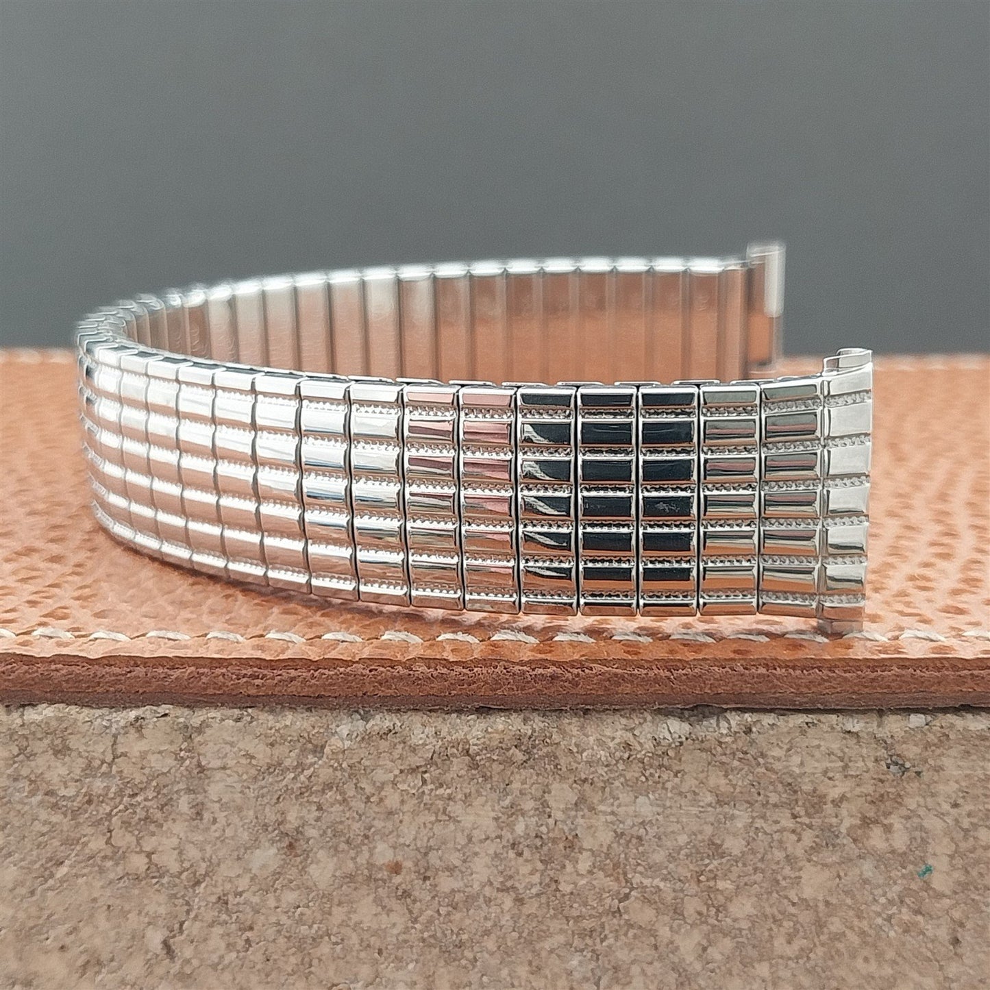 19mm 18mm 1971 Speidel Tribune Stainless Steel Unused nos Vintage Watch Band